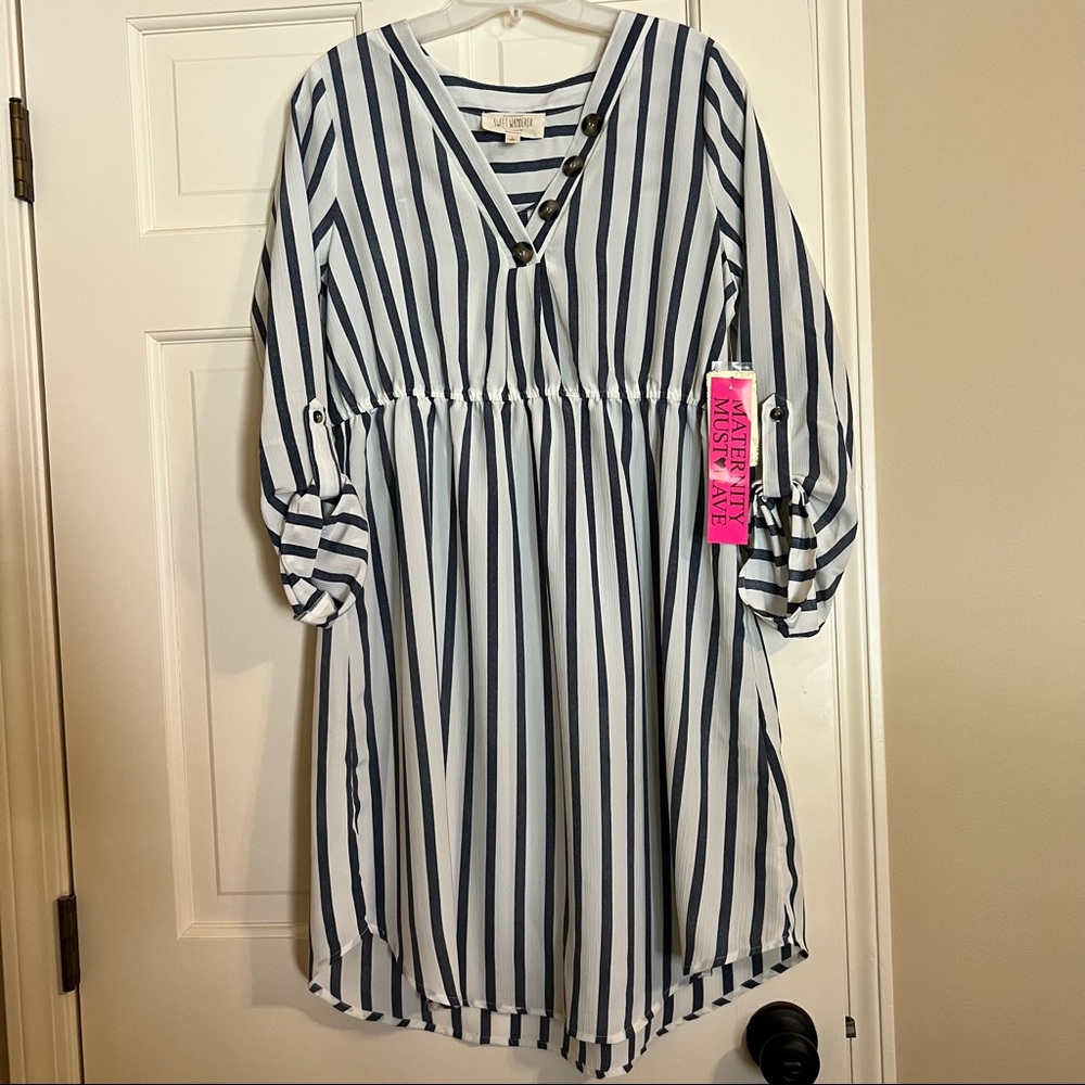 Maternity Striped Dress